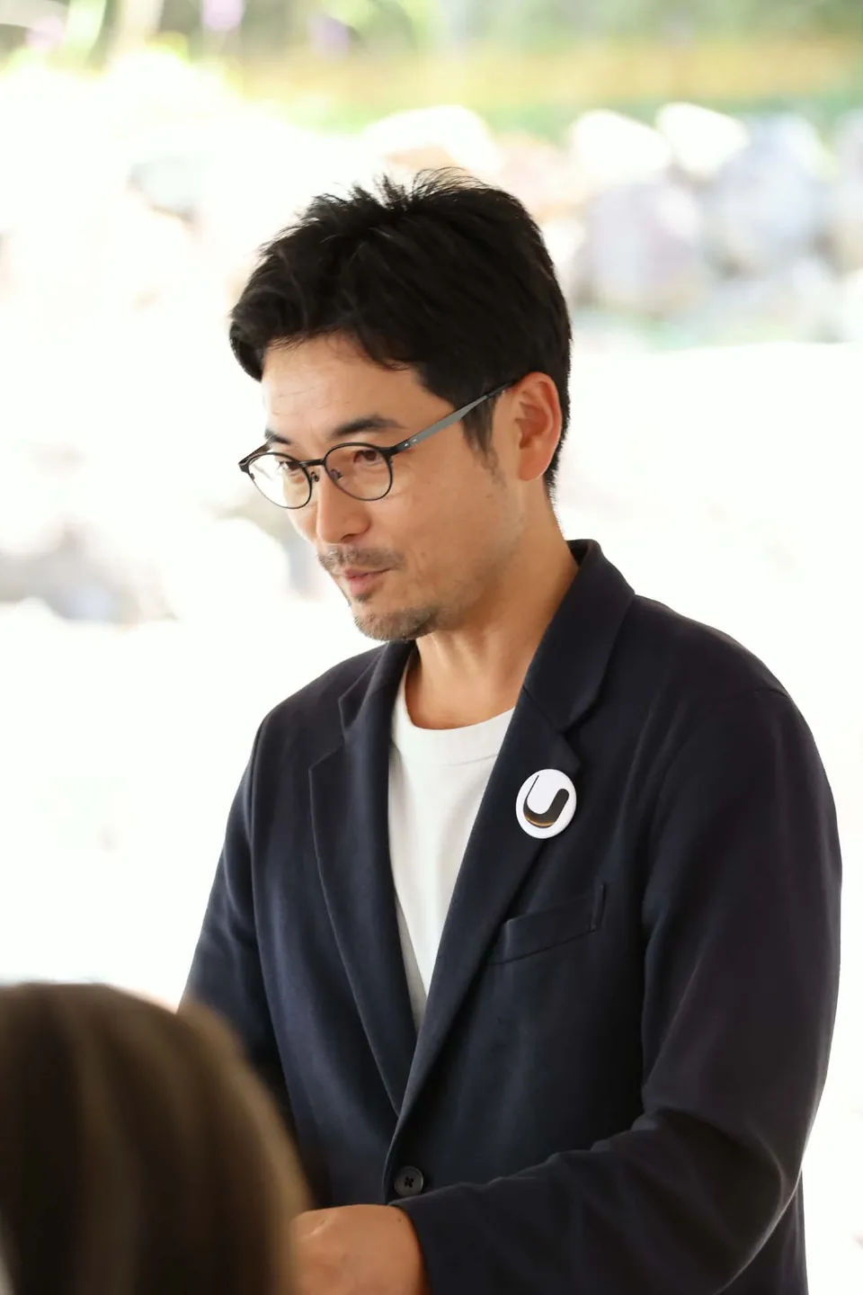 会期の全体と会場を紹介する、長門湯本温泉まち株式会社 木村隼斗エリアマネージャー